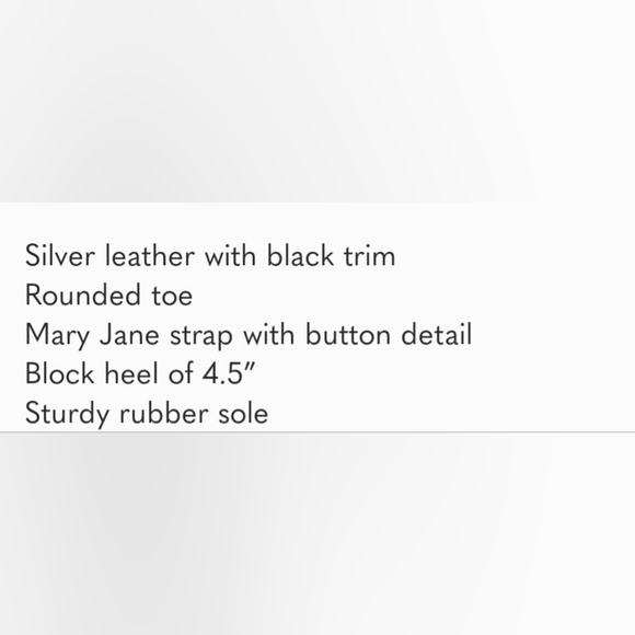 Vince Camuto Silver Black Retro Feel Heels - Picture 8 of 8